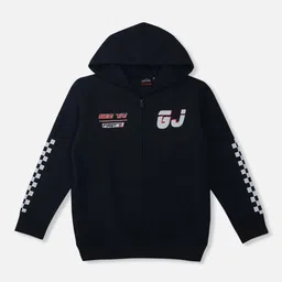 Gini and Jony Boys Hooded Front Open Sweatshirt-picture-0