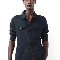 RARE RABBIT Spread Collar Tailored Jacket-image-23