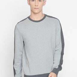 Basics Men Grey Colourblocked Sweatshirt-picture-49