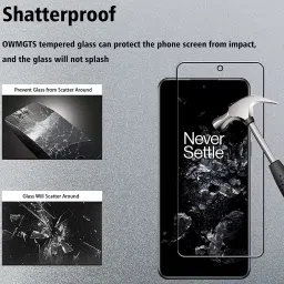 XTRENGTH Tempered Glass Guard for OnePlus Nord 3 5G, OnePlus Nord CE 3 5G, Edge to Edge Screen Protector with Easy Self Installation Kit image 4