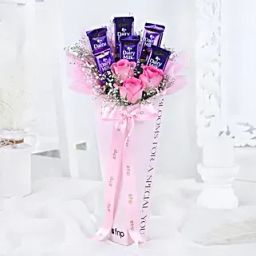 Blushing Chocolate Bouquet For Her-image-80