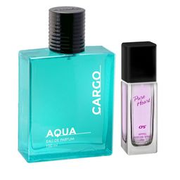CFS Cargo Aqua EDP - 100ml & Pure Heart Long Lasting Perfume - 25 ml image 2