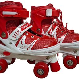 veryke Roller Skates Shoes with Brake Adjustable Kids Skating Shoes for KIDS (SIZE -M Shoe Skates - Size 6-9 UK-picture-32