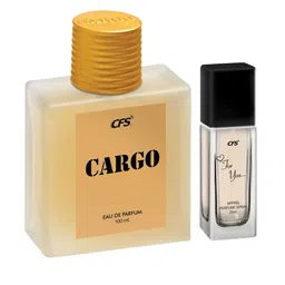 CFS Cargo Eau De Parfum-100ml & For You Long Lasting Apparel Perfume-25ml-58