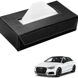 Car Tissue Box Paper Tissue Holder Black with 200 Sheets(100 Pulls) For Audii A3 Vehicle Tissue Dispenser-image-33
