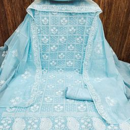 LeeliPeeri Designer Ethnic Motifs Embroidered Unstitched Dress Material-image-63