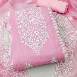 KALINI Embroidered Unstitched Dress Material-image-62