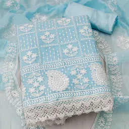 KALINI Embroidered Unstitched Dress Material-image-58