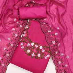 Panzora Embroidered Unstitched Dress Material-picture-26