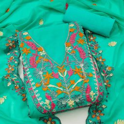 Panzora Floral Embroidered Unstitched Dress Material-image-72