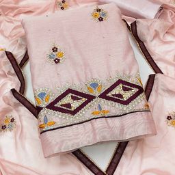KALINI Embroidered Unstitched Dress Material-image-24