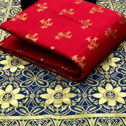 MORLY Woven Design Dupion Silk Unstitched Dress Material-image-58
