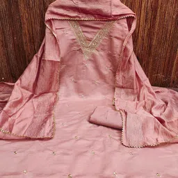 KALINI Embroidered Unstitched Dress Material-image-34