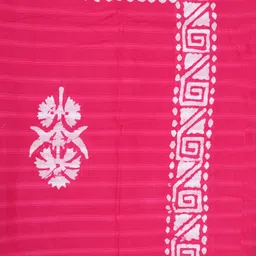 SALWAR STUDIO Floral Printed Block Print Pure Cotton Unstitched Dress Material image 3