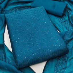 KALINI Embroidered Unstitched Dress Material-image-30