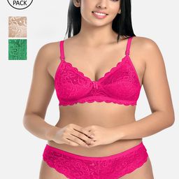 StyFun Women Beige Lingerie Set-image-75