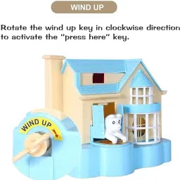 Gourvi Best Quality New Model Puppy House Piggy Coin Bank Blue (Pack of 1) Coin Bank-6