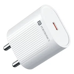 Portronics Adapto 45A 45W Type C PD Charging Adapter – Ultra-fast USB charger with GaN technology, ensuring efficient power delivery, reduced heat generation, and universal compatibility for smartphones, tablets, and laptops.-12
