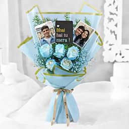 Hand Sprayed Roses Bouquet for Brother-image-92