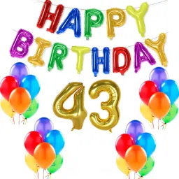 Combo for 43rd Birthday Party Decoration items-image-91