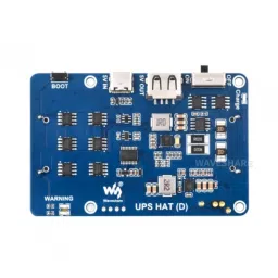 Waveshare UPS HAT (D) for Raspberry Pi - Uninterruptible Power Supply Module With Power Monitoring & Rechargeable Battery Support Waveshare UPS HAT (D) for Raspberry Pi - Uninterruptible Power Supply Module With Power Monitoring & Rechargeable Battery Support image 4