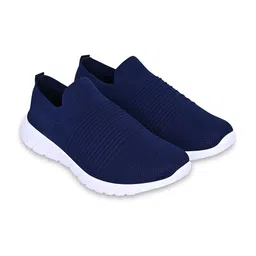 TPENT Men Textured Breathable Lightweight Slip-On Walking Sneakers-image-7