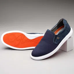 Ruosh Men Textile Comfort Insole Slip-On Sneakers-picture-25
