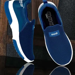 aadi Men Blue Slip-On Sneakers-picture-46