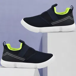SPRENGE Boys Textured Lightweight Mesh Slip-On Sneakers-image-36