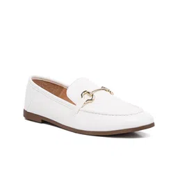 London Rag Women Textured Comfort Insole Horsebit Loafers-53