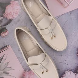Jove Women Round Toe Lightweight Loafers-14