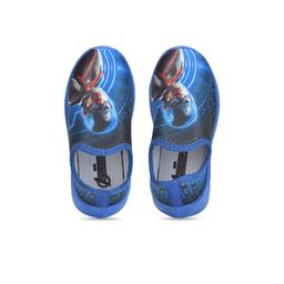 toothless Boys Blue Avengers Printed Slip-On Sneakers-51