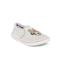 Pantaloons Junior Girls Grey Printed Slip-On Sneakers-picture-41