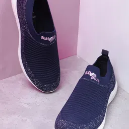 Action EVA Flotter Women Woven Design Slip-On Sneakers-32