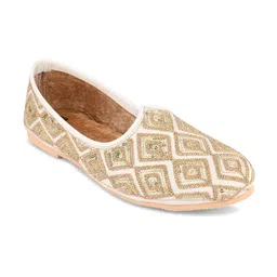 DESI COLOUR Men Woven Design Comfort Insole Mojaris-53