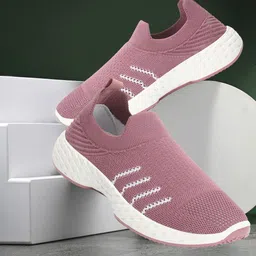 Carlton London sports Women Textured Lightweight Slip On Sneakers-27