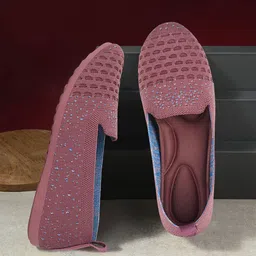 Tiny Bugs Women Woven Design Slip-On Sneakers-15