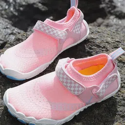 Little Surprise Box LLP Kids Round Toe Waterproof Lining Mesh Sneakers-image-78