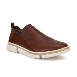 Hush Puppies Men Tan Brown Leather Slip-On Sneakers-image-13