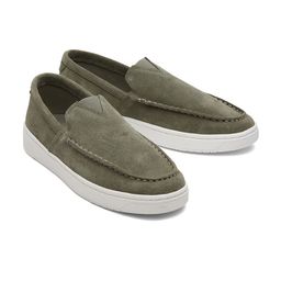 TOMS Men Lightweight Suede Contrast Sole Slip-On Sneakers-image-21