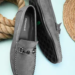 Provogue Men Round Toe Horsebit Loafers-image-18