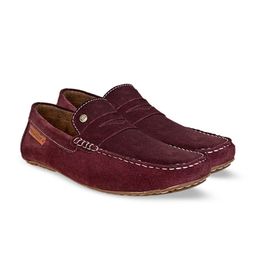 HX London Men Lightweight Comfort Insole Suede Driving Shoes-39