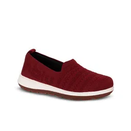 Inblu Women Textured Slip-On Mesh Sneakers-image-65