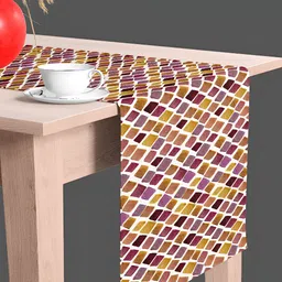 ArtzFolio White Printed Table Runner-54