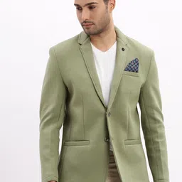 SHOWOFF Cotton Single-Breasted Casual Blazer-picture-39