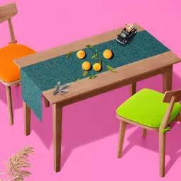 ArtzFolio Green & Yellow Printed Table Canvas-48