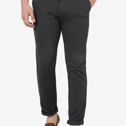 JADE BLUE Men Venice Fit Cotton Regular Trousers-image-75