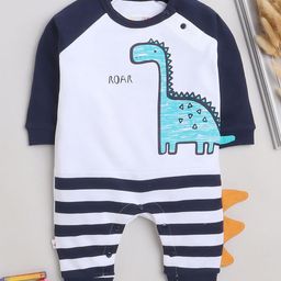 BUMZEE Infant Boys Printed Pure Cotton Romper-image-86
