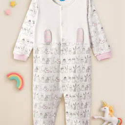 Nauti Nati Infants Printed Cotton Sleepsuit-image-74