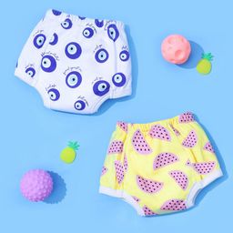 Snugkins Set of 2 Evileye & Watermelon Kids Printed Potty Training Pull-Up Pants-20